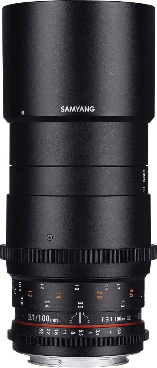 Samyang 100mm T3.1 Macro VDSLR UMC II Sony FE Full Frame Video Lens - Image 5