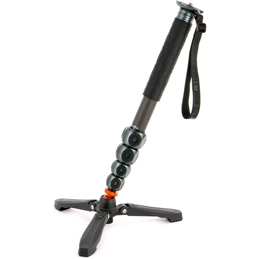 3 Legged Thing Alana Carbon Fiber Monopod with DocZ Foot Stabilizer Kit - Image 12