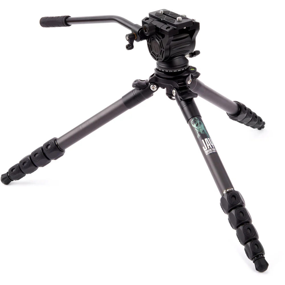 3 Legged Thing Jay Carbon Fiber Tripod with Quick Leveling Base & AirHed Cine-A Fluid Head System - Image 11