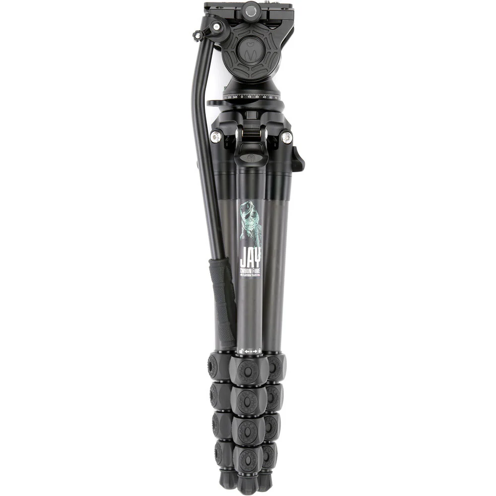 3 Legged Thing Jay Carbon Fiber Tripod with Quick Leveling Base & AirHed Cine-A Fluid Head System - Image 15