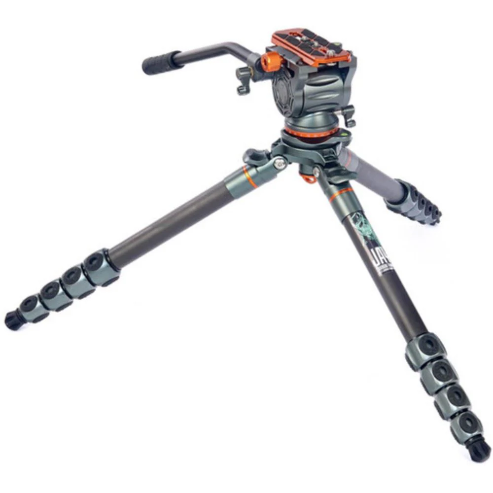 3 Legged Thing Jay Carbon Fiber Tripod with Quick Leveling Base and AirHed Cine-S Fluid Head System - Image 3