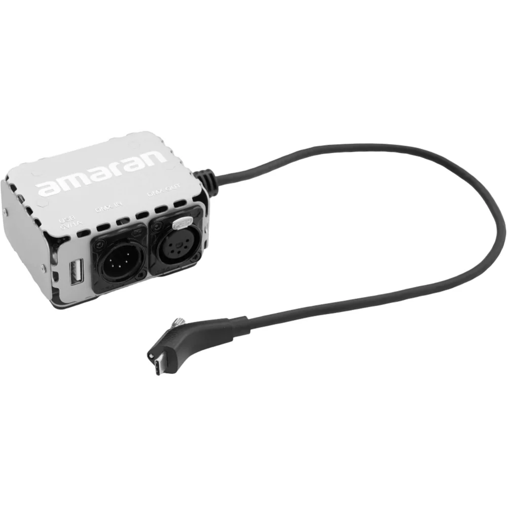 Amaran USB-C to 5-Pin DMX In and Out Adapter for Ray 360/660