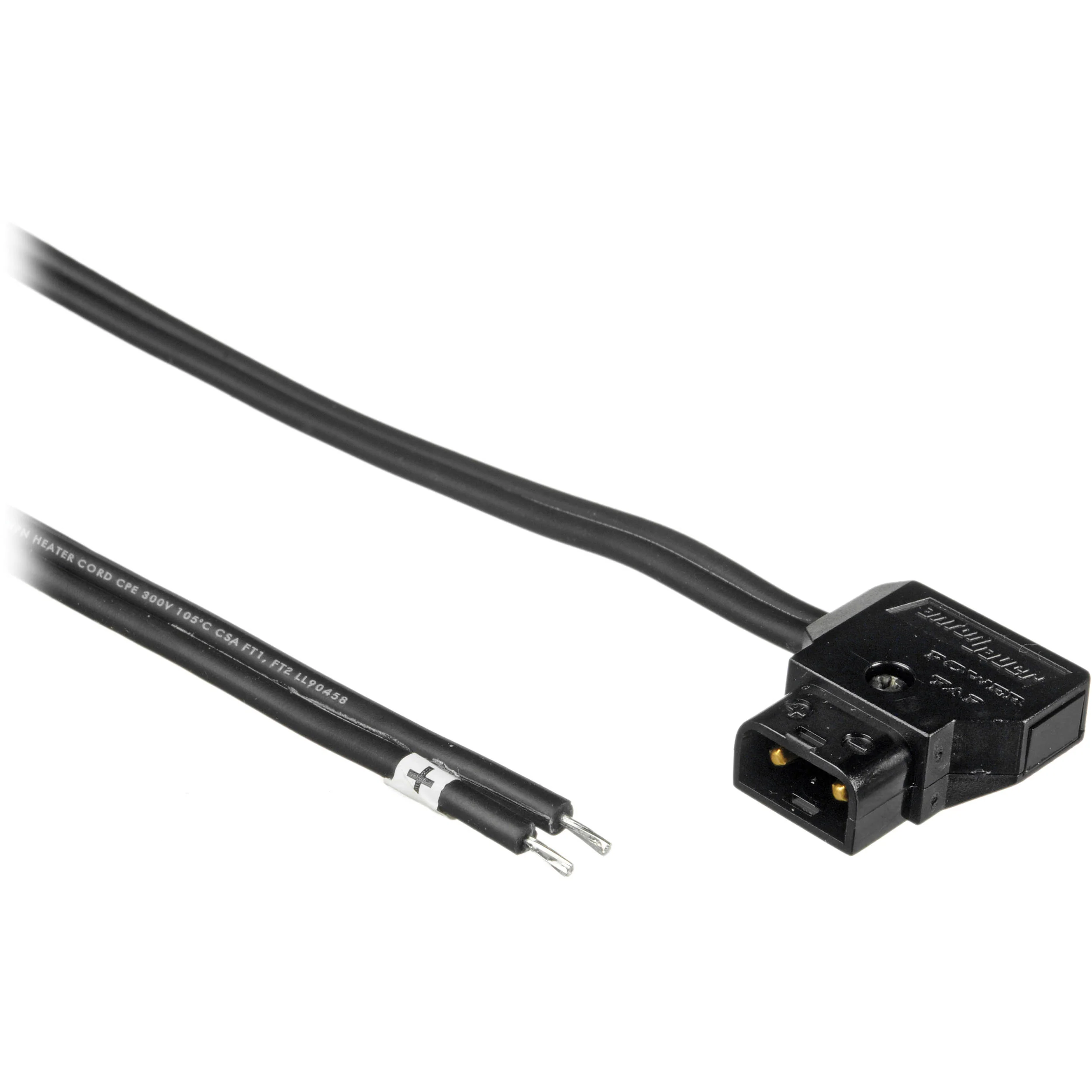 Anton Bauer Cable PowerTap Open End 3 foot open end mates with any PowerTap receptacle