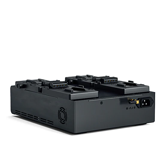 Anton Bauer Charger LP4 Quad V-Mount low profile priority-based simultaneous four position - Image 5