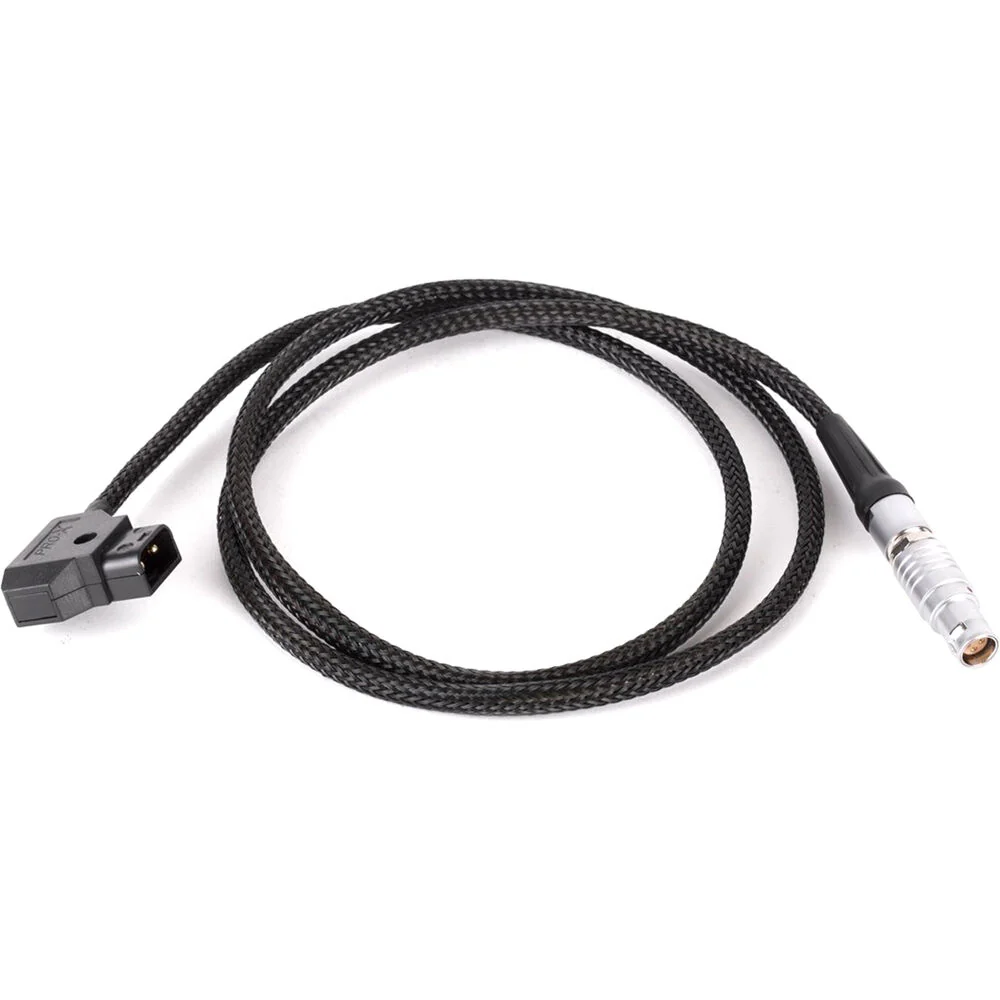 Anton Bauer P-Tap to Canon unregulated Lemo style with Braided Flex Cable