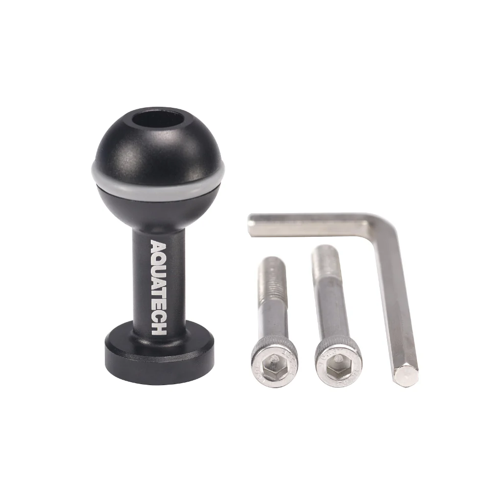 AquaTech Ball Mount - Single 1/4-20" (Includes 2" and 2.25" Long SHCS)