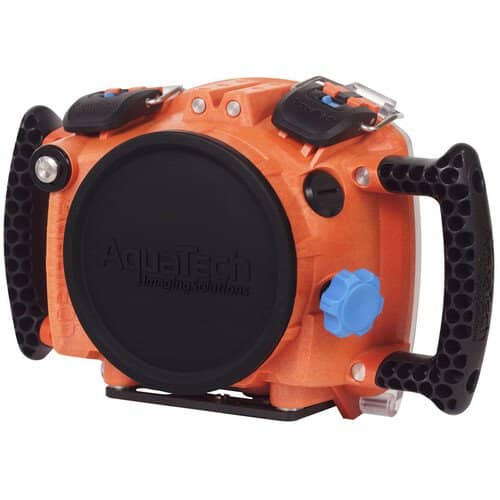 AquaTech EDGE Base Water Housing for Canon R5 (Orange) - Image 3