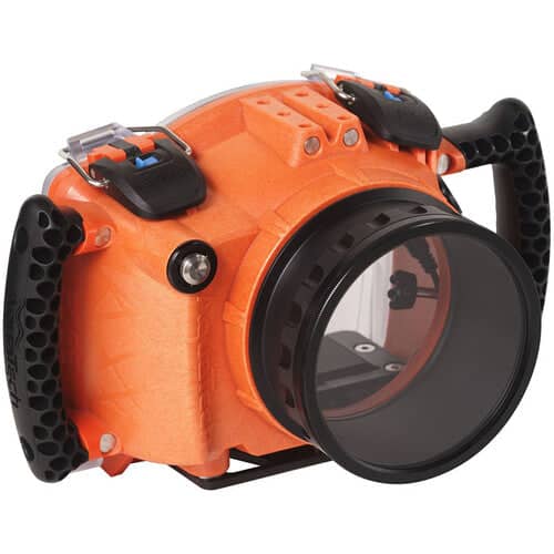 AquaTech EDGE Base Water Housing for Canon R6 (Orange) - Image 2