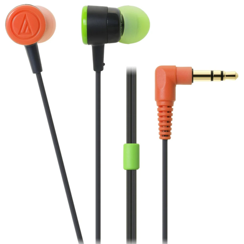Audio-Technica ATH-CKl220 'Dip' In-Ear Headphones In Neon Colours - Image 2