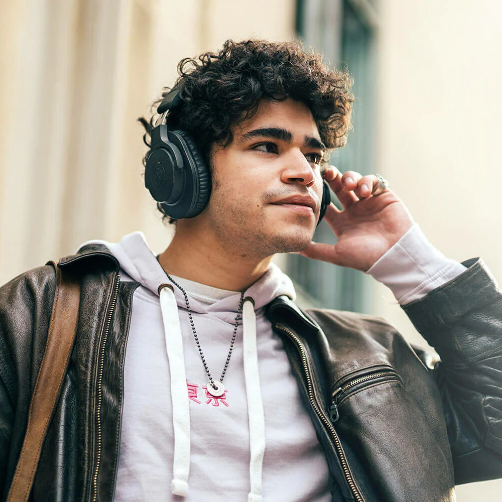 Audio-Technica ATH-M20xBT Wireless Over-Ear Headphones (Black) - Image 7