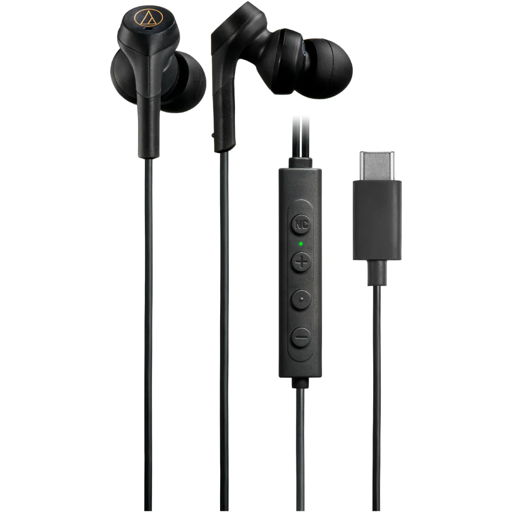 Audio-Technica USB-C In-ear Noise Cancelling Headphones - Image 2