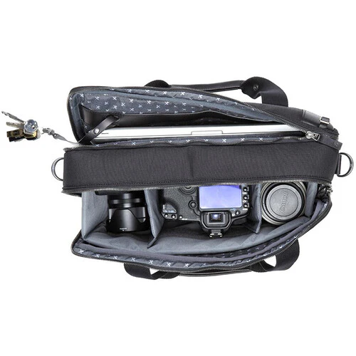 Barber Shop Convertible Bag "Undercut" - Dark Brown Leathe - Image 10
