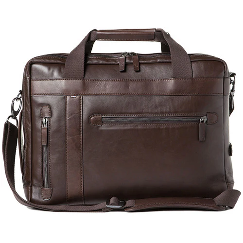 Barber Shop Convertible Bag "Undercut" - Dark Brown Leathe - Image 3