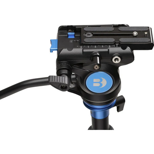 Benro A2573F Aluminum Single Tube Tripod with S4Pro Fluid Video Head - Image 30