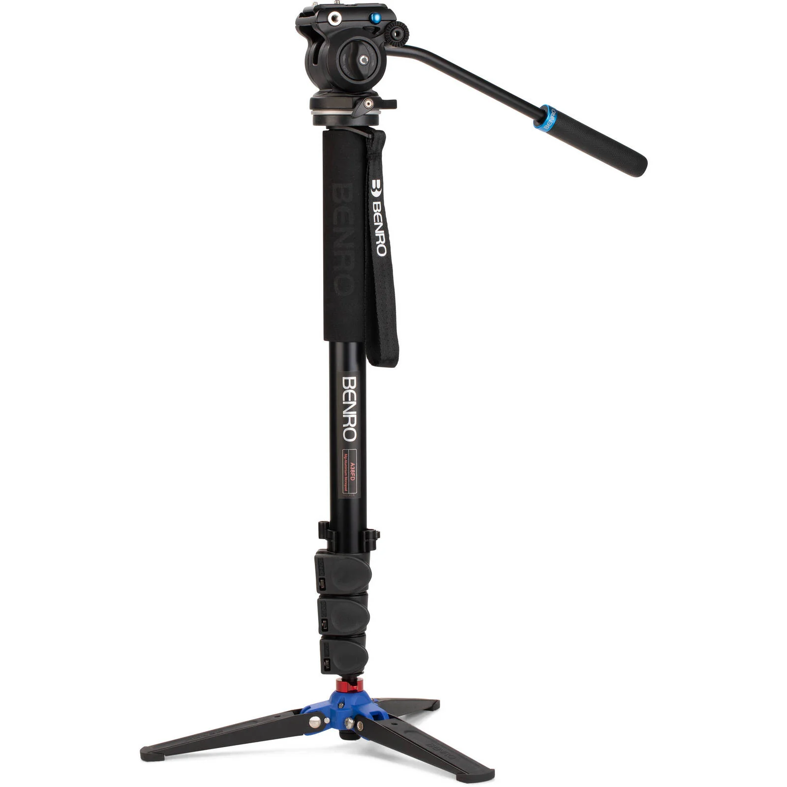 Benro Classic Video Monopod with S2 Pro Flat Base Fluid Video Head - Image 5