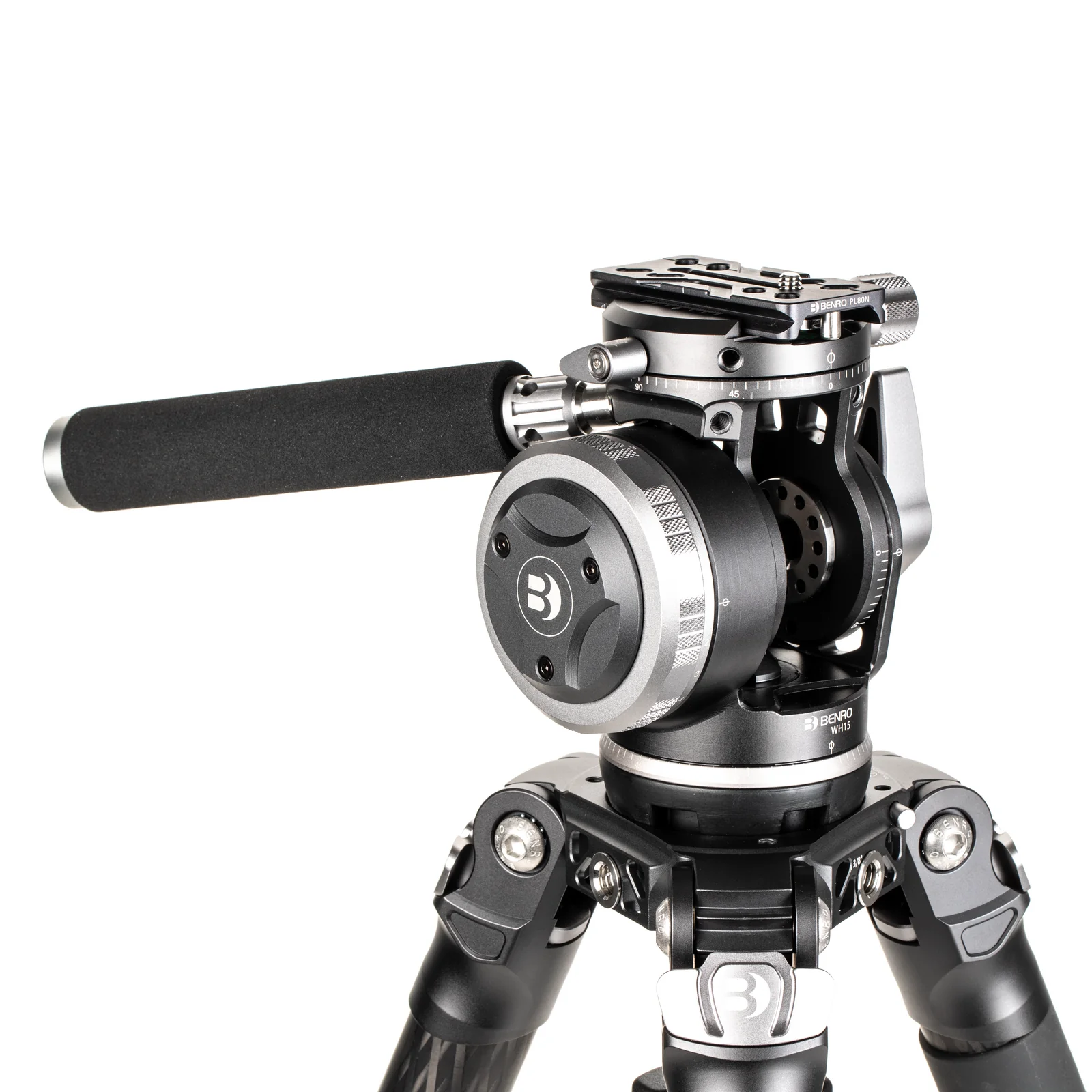 Benro Mammoth Carbon Fiber Tripod with WH15 Wildlife Head - Image 6