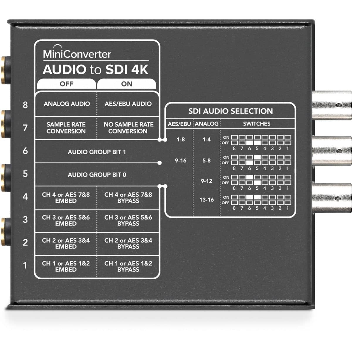 Blackmagic Design Mini Converter Audio to SDI 4K - Image 3