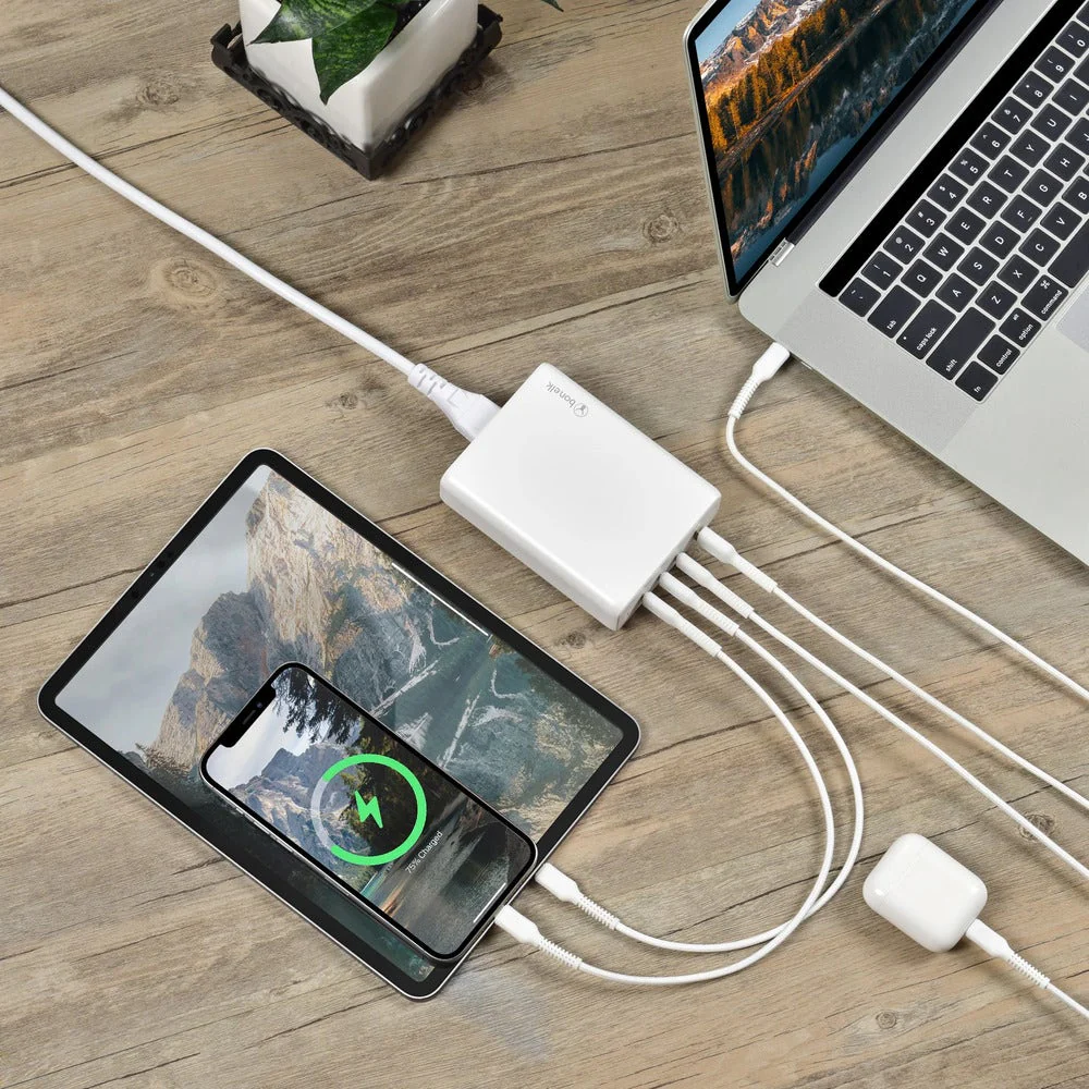 Bonelk 240W Multi-Port Desktop Charger, 3 x USB-C / 1 x USB-A - Image 13