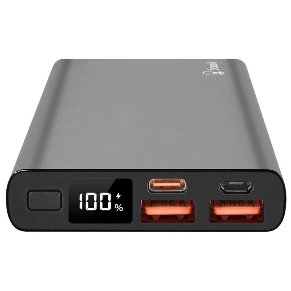Bonelk Eco Series Slim Power Bank 10,000mAh, PD20W / QC 18W - Black - Image 3