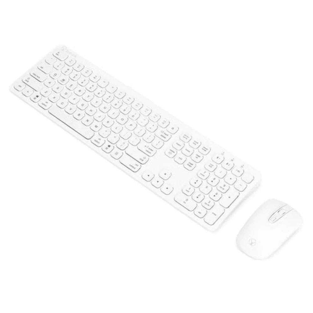 Bonelk KM-447 Slim Wireless Keyboard and Mouse Combo (Mac/Win/iOS/Android) (White) - Image 5