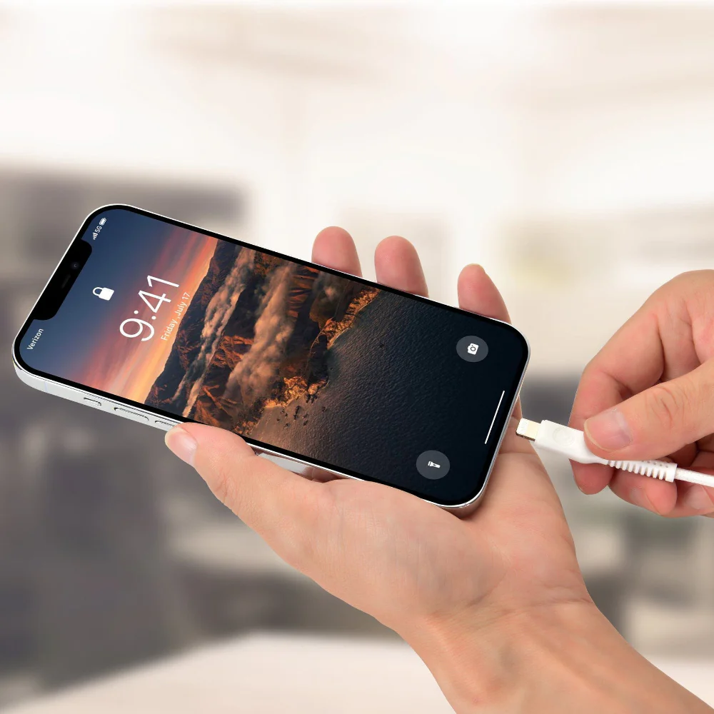 Bonelk Long-Life Easy Grip USB-A to Lightning Cable 120 cm - Image 9