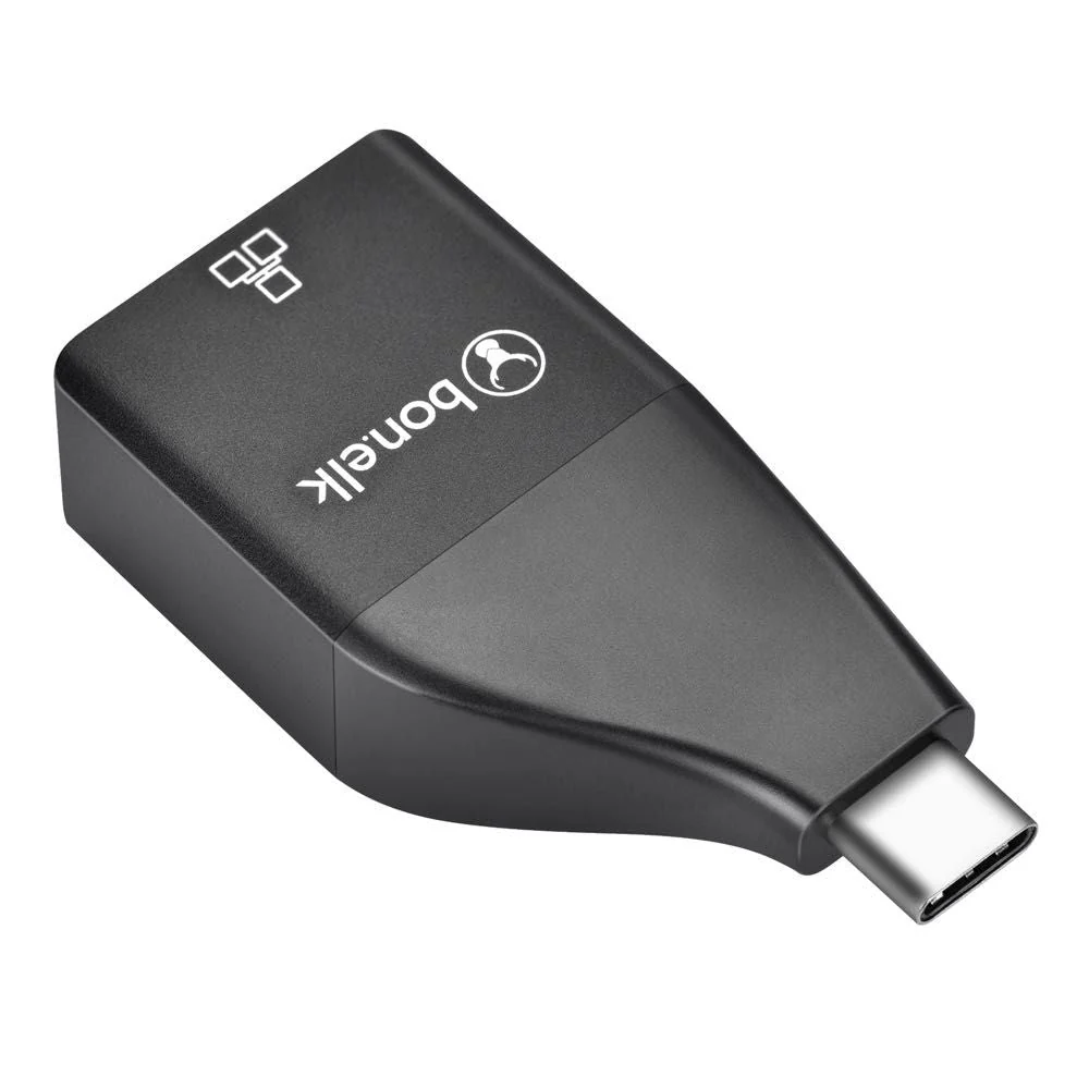 Bonelk USB-C to Ethernet Adapter (Black) - Image 2