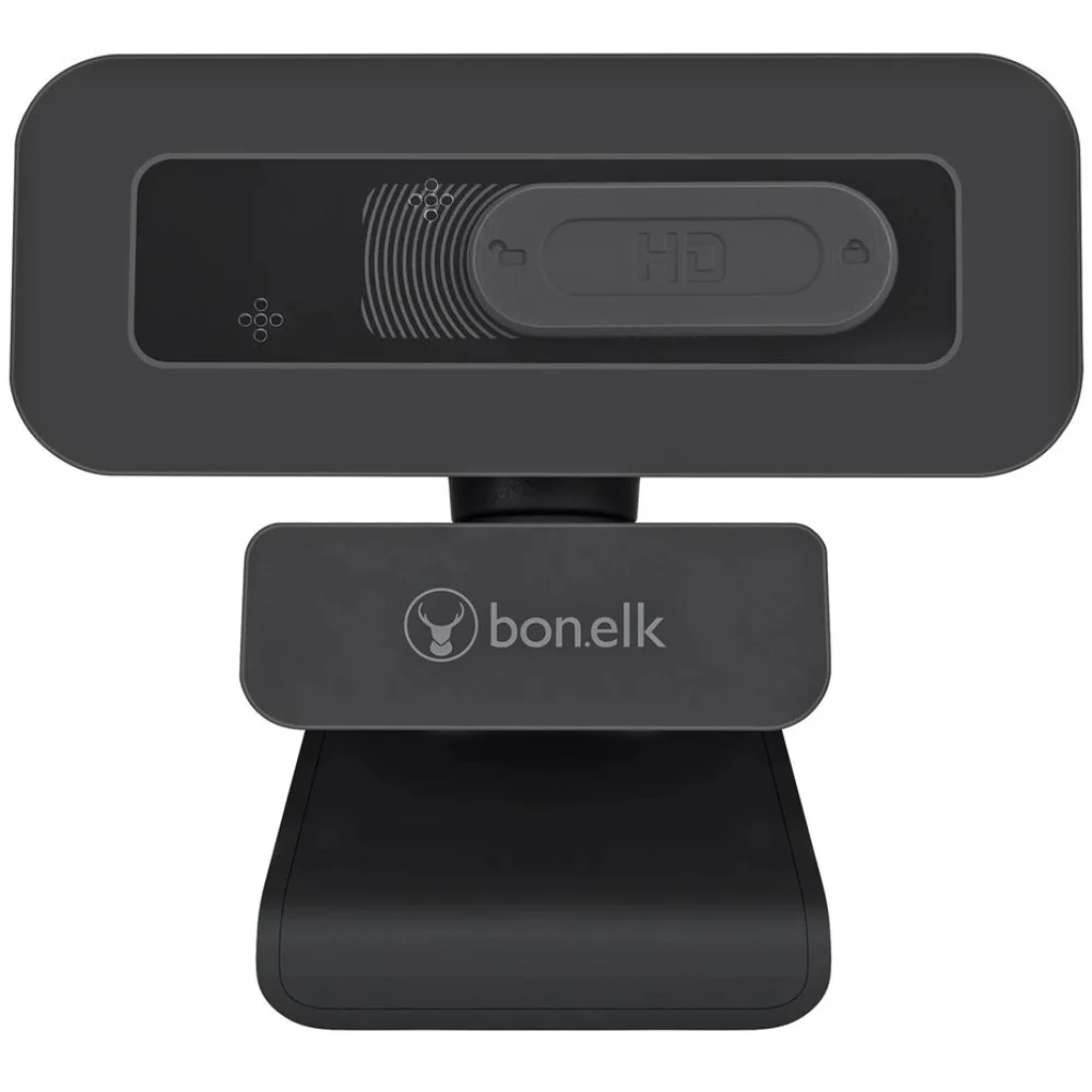 Bonelk USB Webcam Pro, Clip On, 1080p (Black) - Image 2