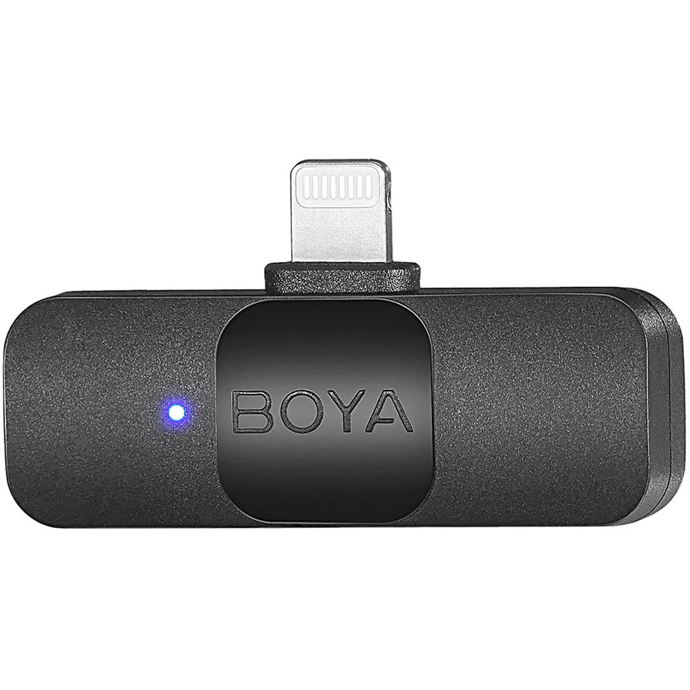 BOYA BY-V2 2.4GHz Dual-Channel Wireless Microphone System for iOS Devices - Image 2
