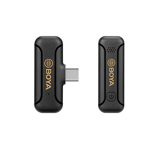 BOYA BY-WM3T2-U1 2.4G Mini Wireless Microphone for Android Devices 1+1 - Image 2