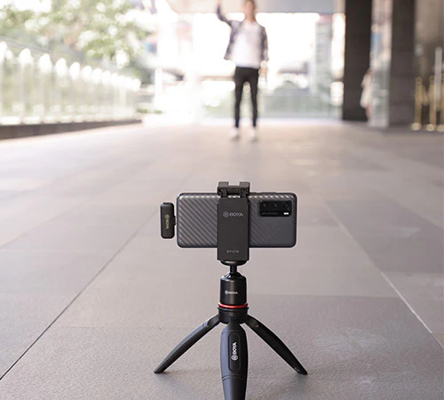 BOYA BY-WM3T2-U1 2.4G Mini Wireless Microphone for Android Devices 1+1 - Image 4