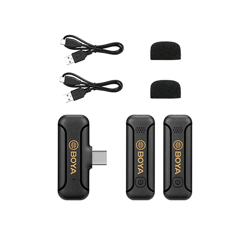 BOYA BY-WM3T2-U2 2.4G Mini Wireless Microphone for Android Devices 1+2 - Image 3