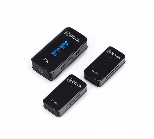 BOYA BY-XM6-S2 Mini 2.4GHz Dual Channel Wireless Microphone (1+2 with Mini TX) - Image 3