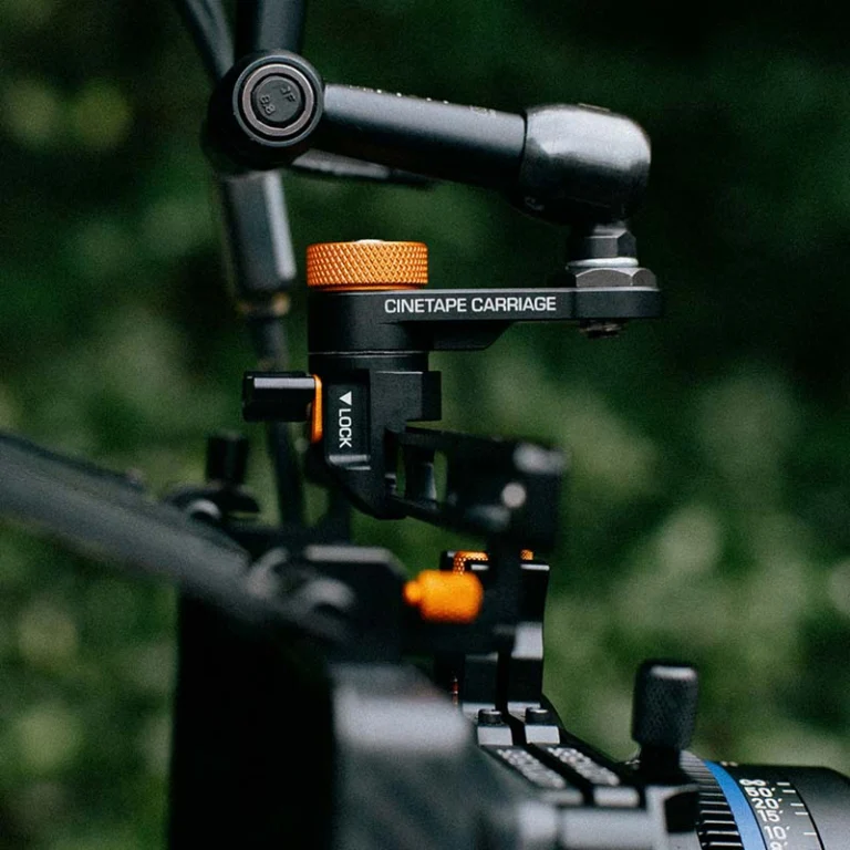 Bright Tangerine Cine Tape Rangefinder Carriage - Image 3