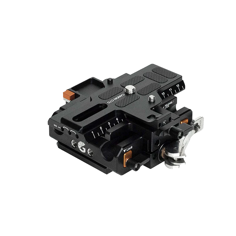 Bright Tangerine LeftField 3 Canon C70 QR Baseplate (DJI RS 2 & RS 3) - Image 2