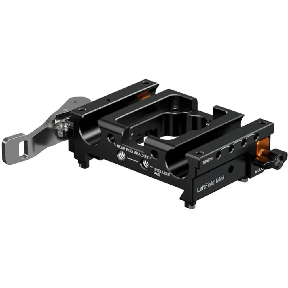 Bright Tangerine LeftField Mini 15mm LWS Baseplate - Image 3