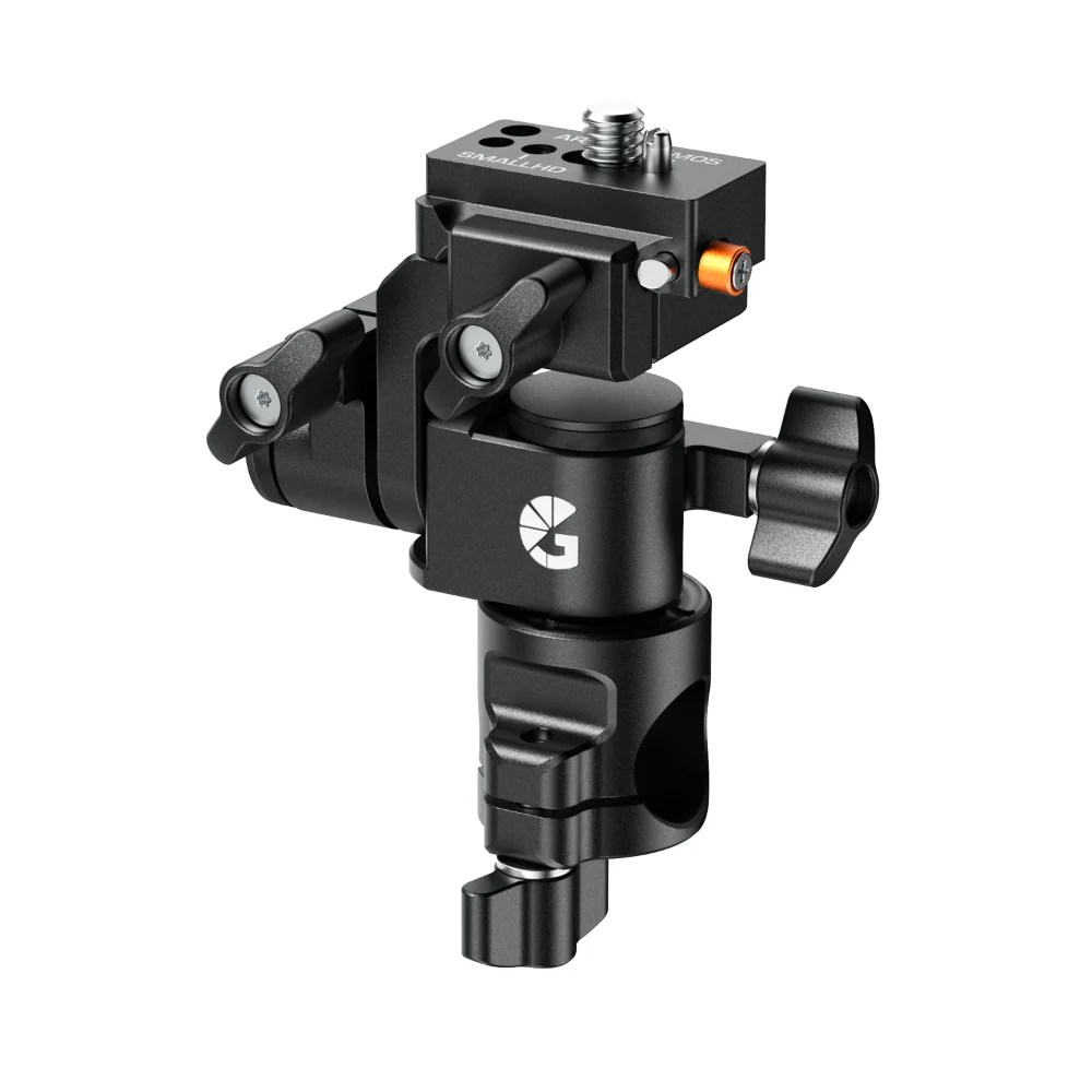 Bright Tangerine Universal Monitor Mount QR Kit (NATO Top, 15mm Rod Base)