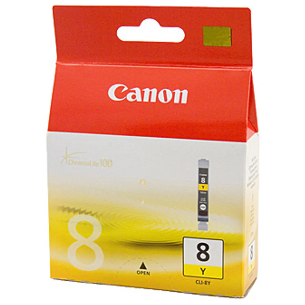 Canon CLI8Y Bubblejet Ink Cartridge 280 Pages - Yellow
