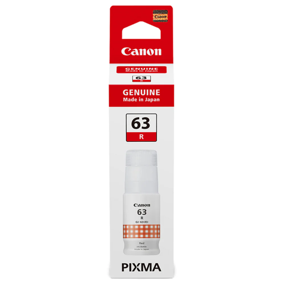 Canon GI-63R Ink Bottle Red for Pixma MegaTank G660