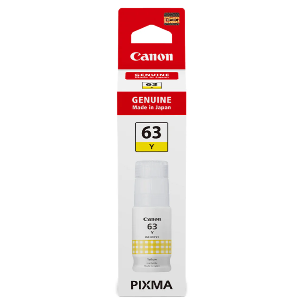 Canon GI-63Y Ink Bottle Yellow for Pixma MegaTank G660