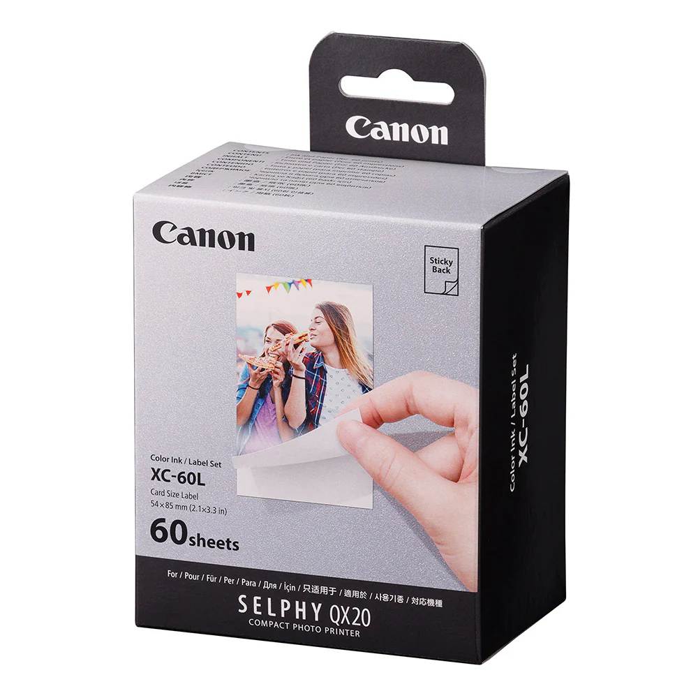 Canon XC-60L Card Size Label For QX20 - 60 Sheets