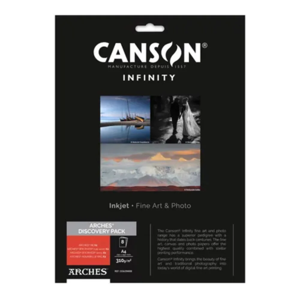Canson Infinity 2 Sheets Arches Fine Art Discovery Pack