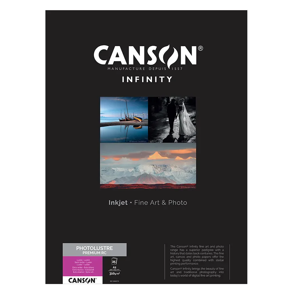 Canson Infinity Lustre Premium RC 310gsm A4 200 Sheets