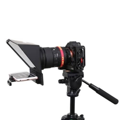 Desview T2 Teleprompter for Smartphone/Tablet/DSLR Camera w/ Lens Adapter Rings - Image 4