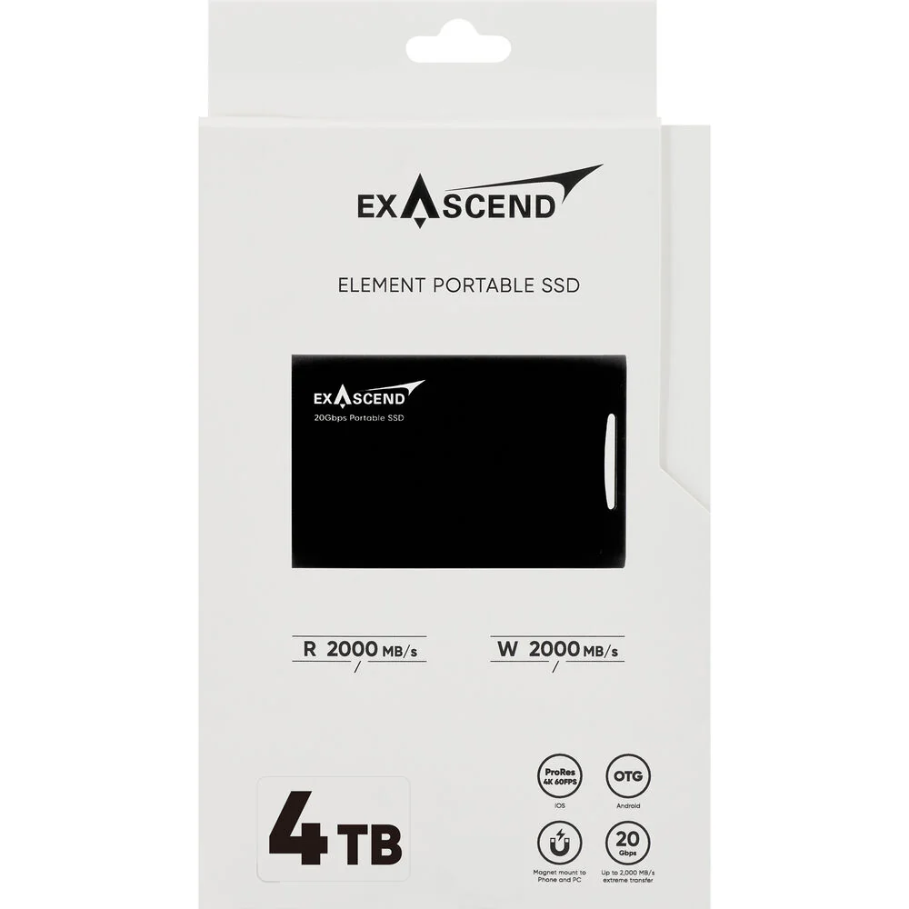 Exascend 4TB Element USB 3.2 Gen 2x2 Portable SSD - Image 3