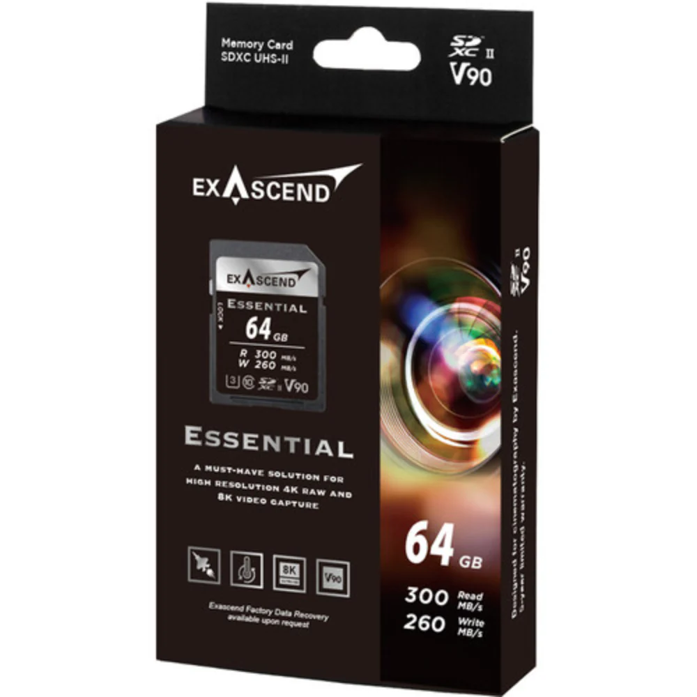 Exascend Catalyst SDXC 300MB/s UHS-II Memory Card - V90 - Image 4