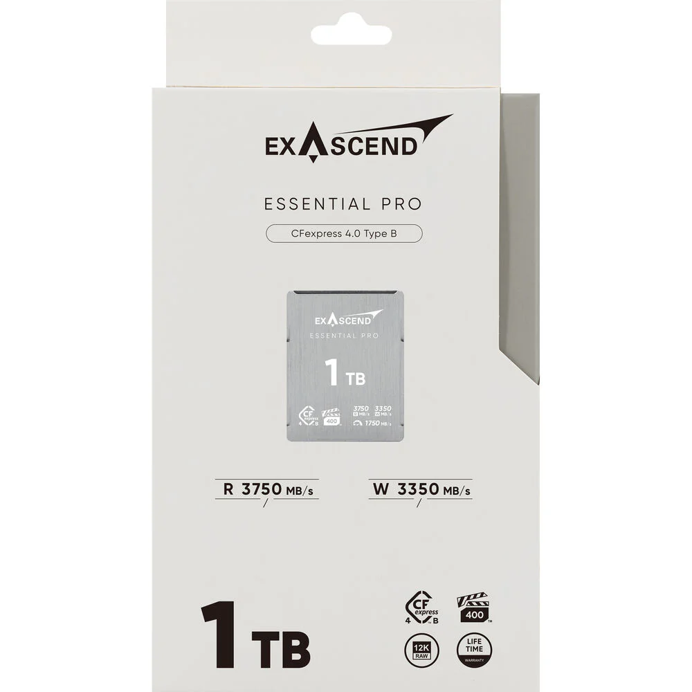 Exascend Essential Pro CFexpress 4.0 Type B 3750MB/s Memory Card - Image 3