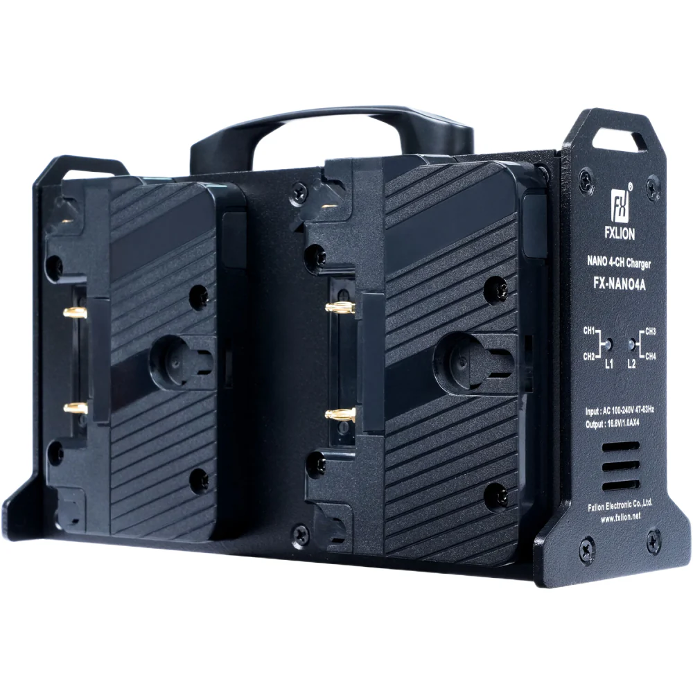 Fxlion NANO 4-CH Gold-Mount Charger