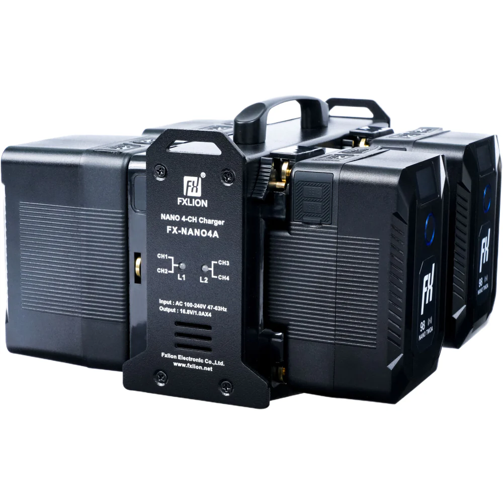 Fxlion NANO 4-CH Gold-Mount Charger - Image 5