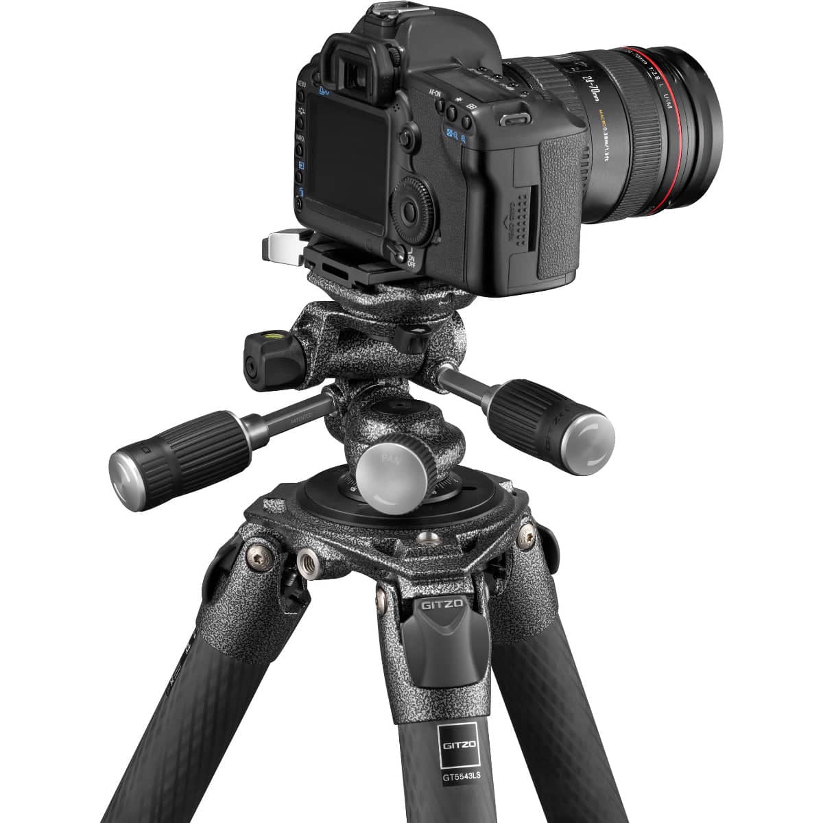 Gitzo GT2542 Mountaineer Series 2 Carbon Fiber Tripod with GHF3W 3-Way Fluid Head Kit - Image 11