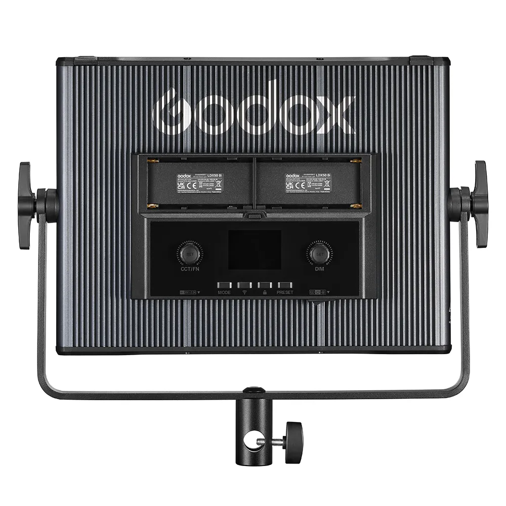 Godox LDX50R 63W RGBWW Panel Light With Barndoor - Image 4